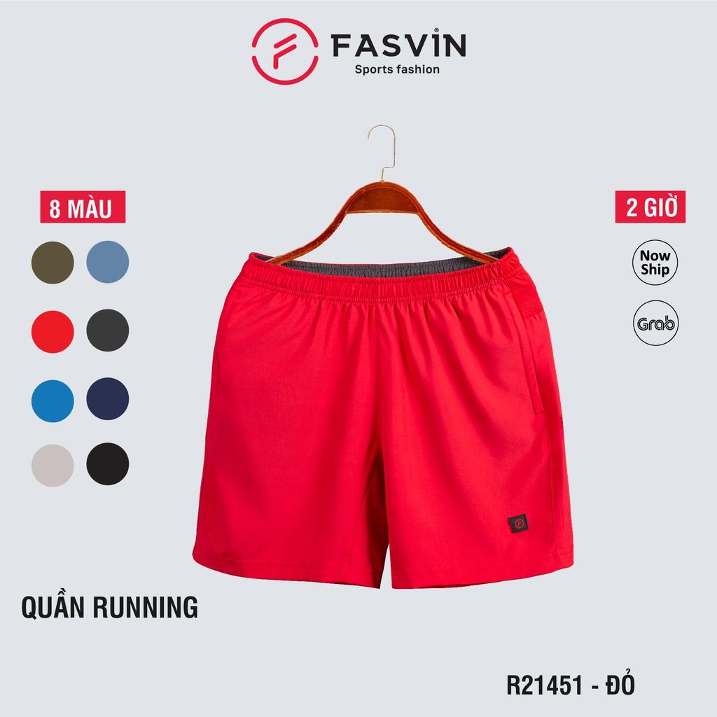 Quần đùi running nam Fasvin R21451.HN vải gió chun co giãn dùng khi thể thao hay mặc nhà