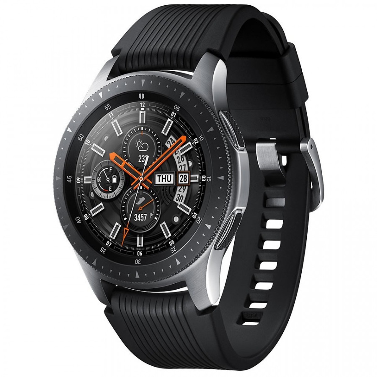 Đồng hồ thông minh Samsung Galaxy Watch 46mm Sliver Bluetooth - Hàng nhập khẩu