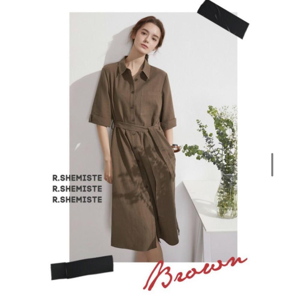 Đầm midi dáng suông xuất lỗi