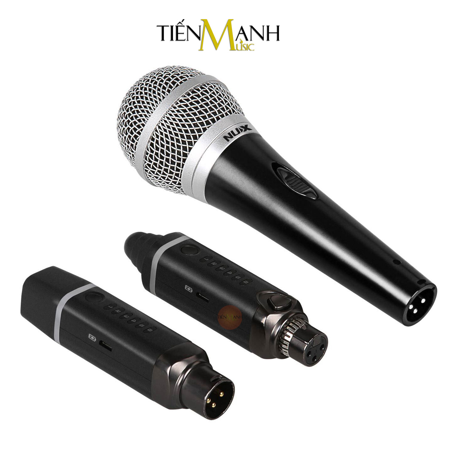 [Kèm Mic] Bộ Thu Phát Tín Hiệu Không Dây Nux B3 Plus Bundle Cho Micro 2.4GHz Wireless System - Microphone Pin Sạc B-3 Hàng Chính Hãng - Kèm Móng Gẩy DreamMaker