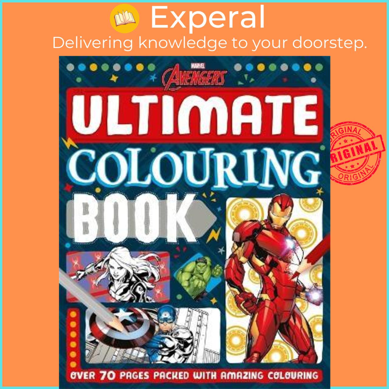 Sách - Marvel Avengers: The Ultimate Colouring Book by Marvel Entertainment International Ltd (UK edition, paperback)