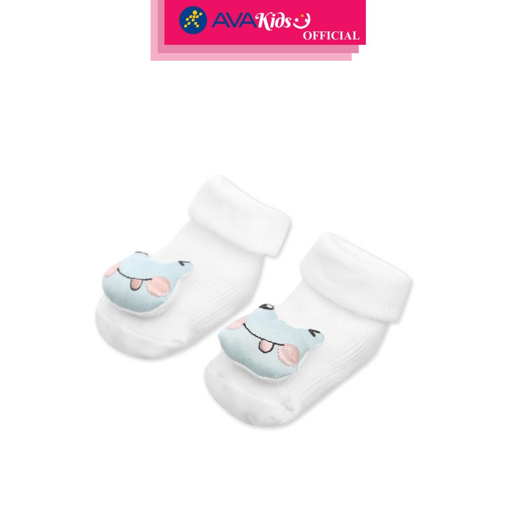 Set 2 đôi tất sơ sinh có cổ Á Châu YB511 - Màu ngẫu nhiên (0 - 18 tháng)