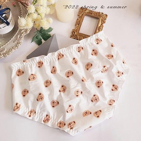 Quần Lót Đôi 17CENTII Nam Nữ Chất Thun Lạnh Cao Cấp Họa Tiết Gấu Kháng Khuẩn Khử Mùi