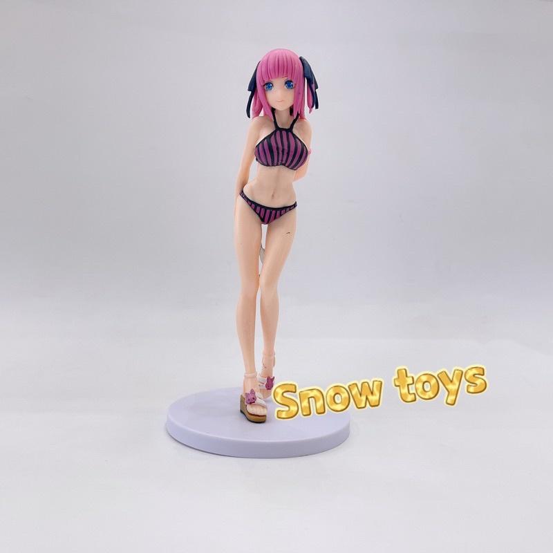 Mô hình Nhà có 5 nàng dâu Gotoubun no Hanayome Ichika Nino Miku Yotsuba Itsuki mặc Bikini Nhà có năm nàng dâu - Cao 20cm