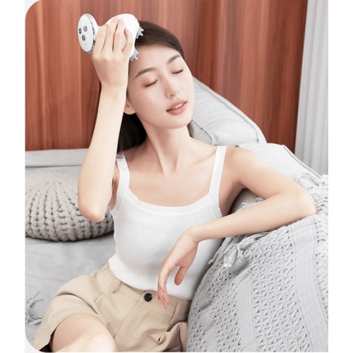 Máy Massage Đầu Kết Hợp Tia Hồng Ngoại, Chống Nước Nikio NK-111 - Rung Và Xoa Bóp Giúp Giảm Đau Nhức Đầu