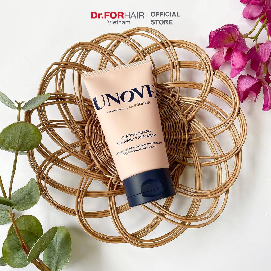 Kem dưỡng xả phục hồi bảo vệ tóc hư tổn ở nhiệt độ cao Dr.FORHAIR UNOVE HEAT GUARD NO-WASH TREATMENT 147ml