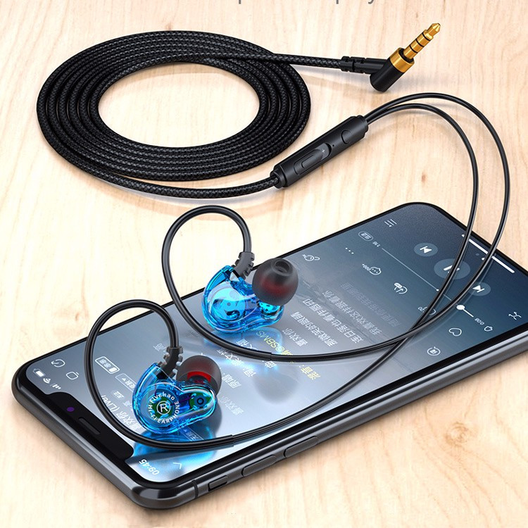 Tai nghe tinh thể 610A - Công nghệ loa kép - Âm thanh sống động - Mic đàm thoại rõ ràng