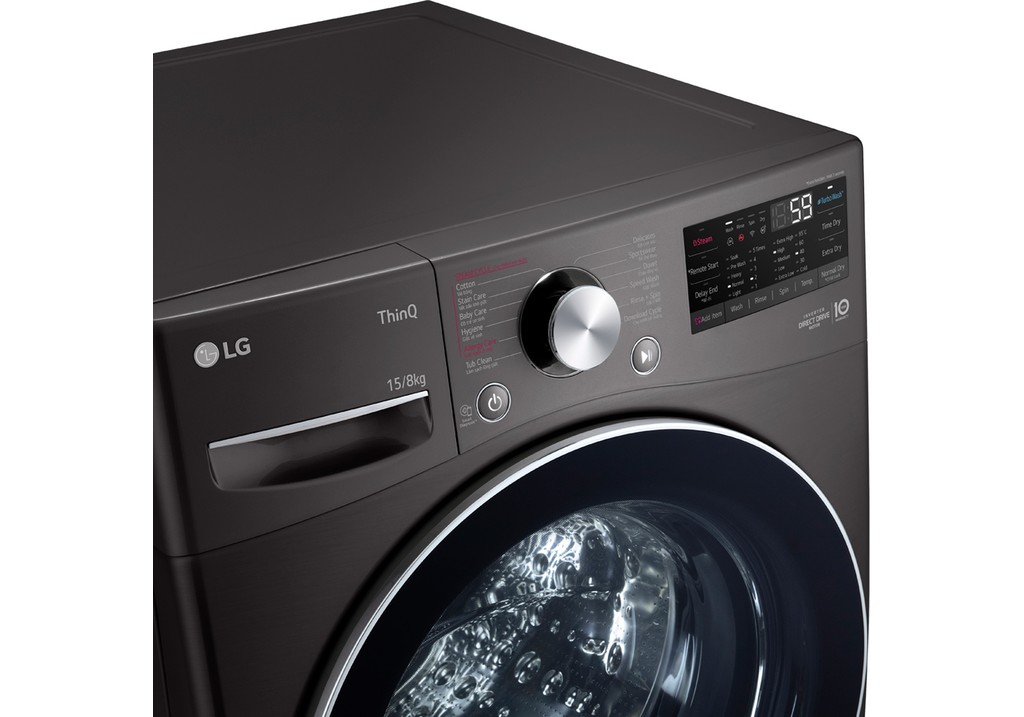 Máy giặt sấy LG Inverter 15 kg F2515RTGB - Hàng chính hãng