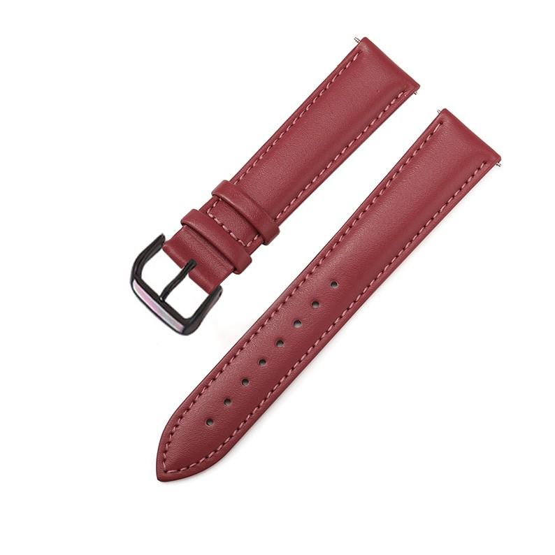 Dây da đồng hồ nam nữ DA BÒ THẬT MỊN 4 lớp, siêu mềm KHÓA CÀI thép không gỉ 316L
