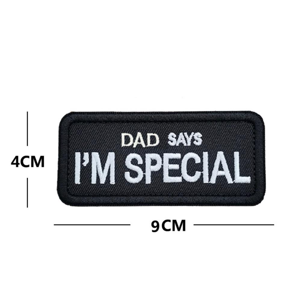 Patch_velcro I'M SPECIAL dán quần áo_ba lô