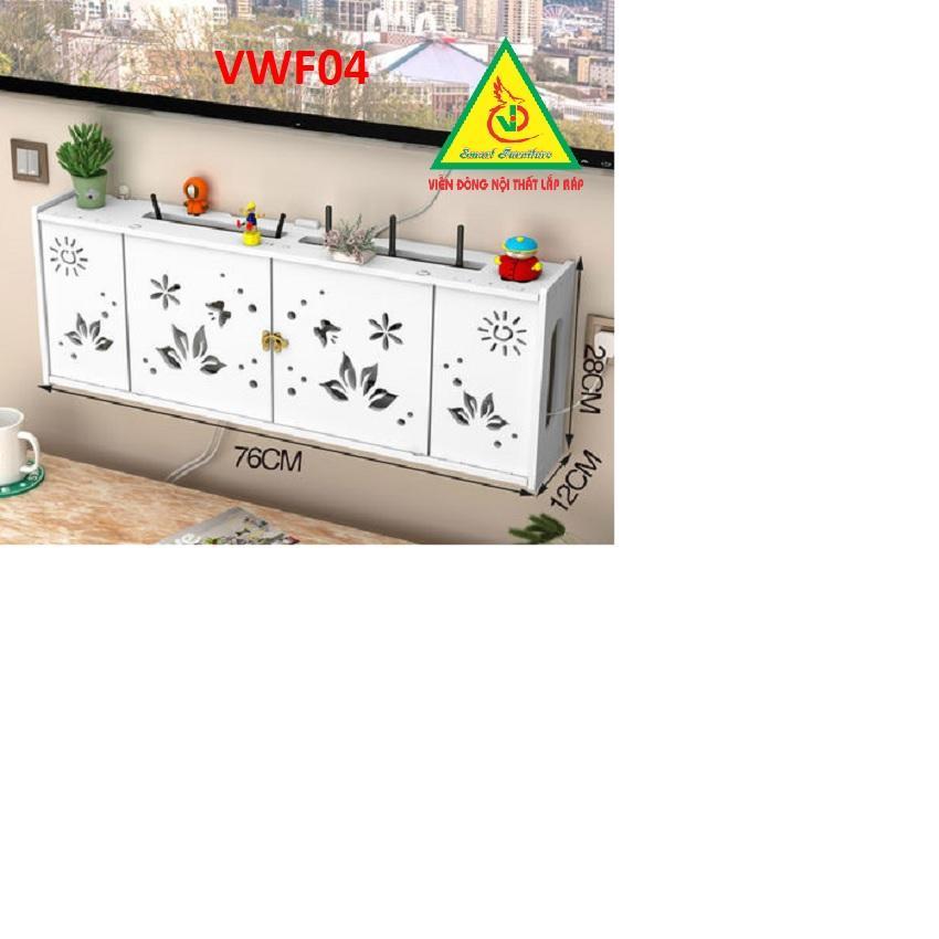 KỆ WIFI TREO TƯỜNG - TỦ KỆ ĐA NĂNG VWF01A- NỘI THẤT LẮP RÁP VIENDONG ADV