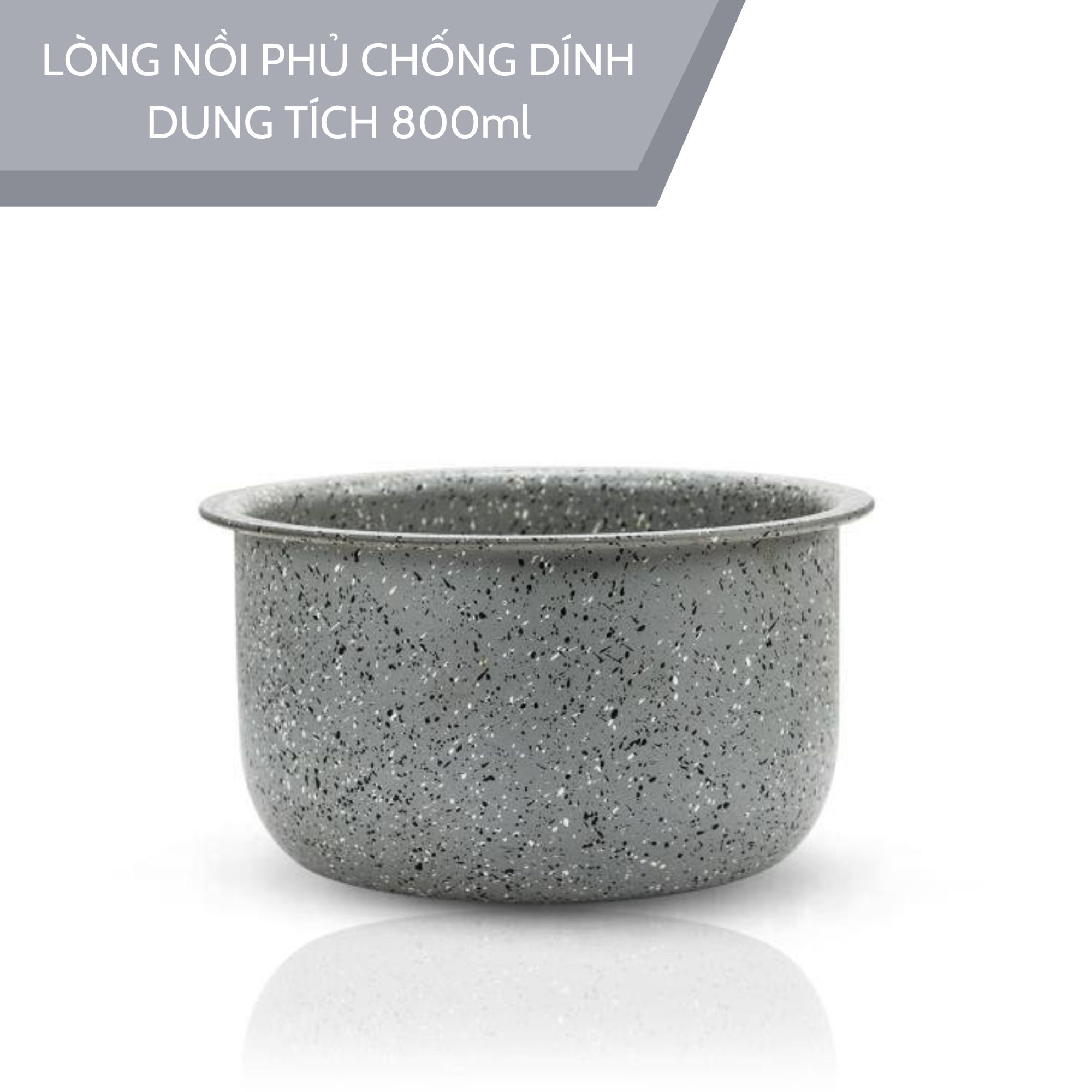 Nồi cơm điện mini Lebenlang LBL0583 dung tích 800ml, công suất 250W nhỏ gọn, thiết kế đơn giản hiện đại - hàng chính hãng