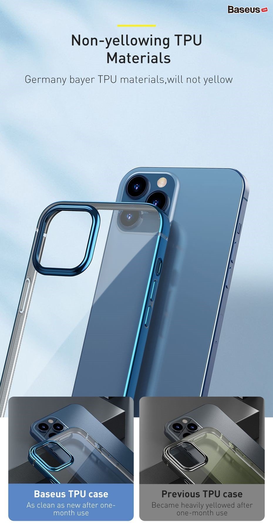 Ốp lưng Silicone dẽo trong suốt viền si màu Baseus Shining Case cho iPhone 12 mini / iPhone 12 / iPhone 12 Pro / iPhone 12 Promax_Hàng Nhập Khẩu