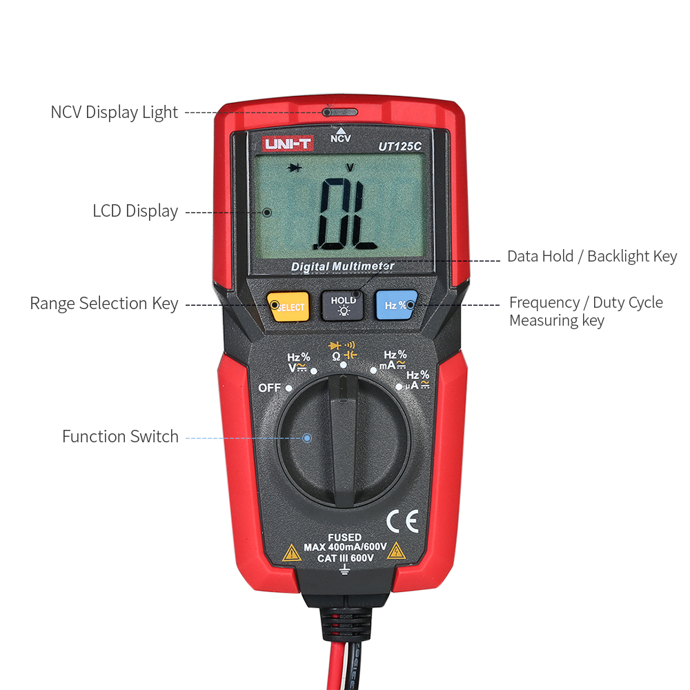AMPE KẾ VẠN NĂNG KỸ THUẬT SỐ UNI-T UT125C