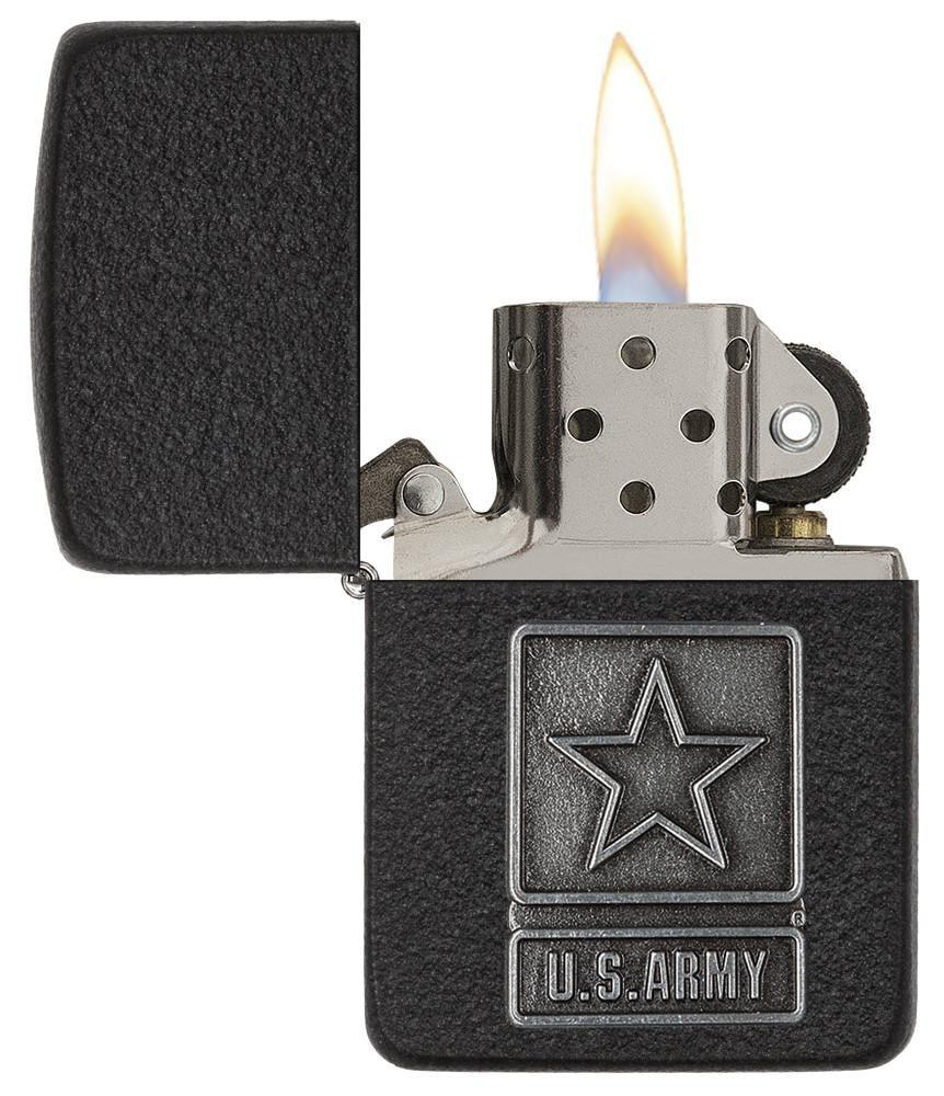 Bật Lửa Zippo U.S. Army Black Crackle 28583