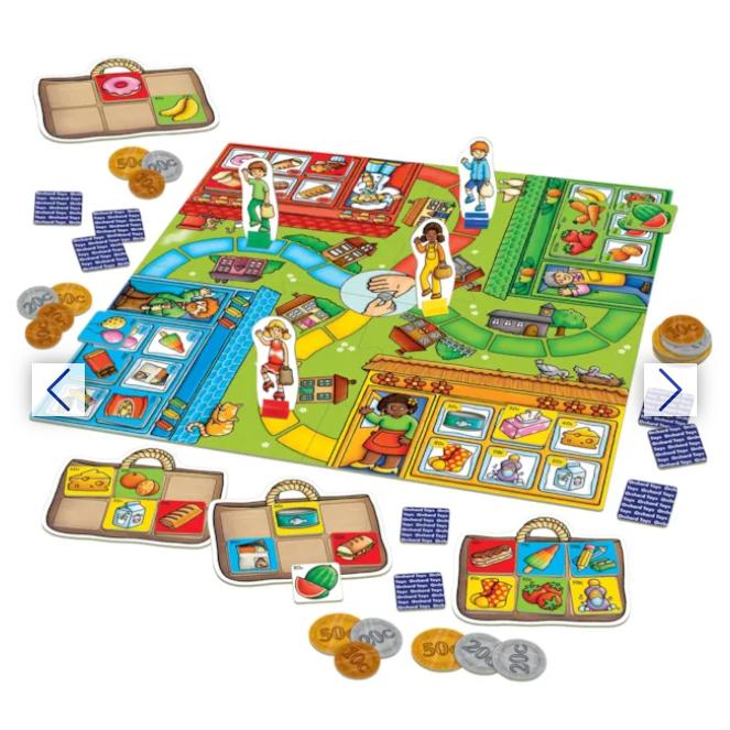 Trò chơi trí tuệ Pop to the Shops - Orchard Toys giúp trẻ phát triển kỹ năng quản lý tài chính