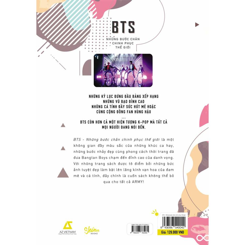 Sách  BTS Những bước chân chinh phục thế giới (Tặng poster và bookmark) - Skybooks - BẢN QUYỀN