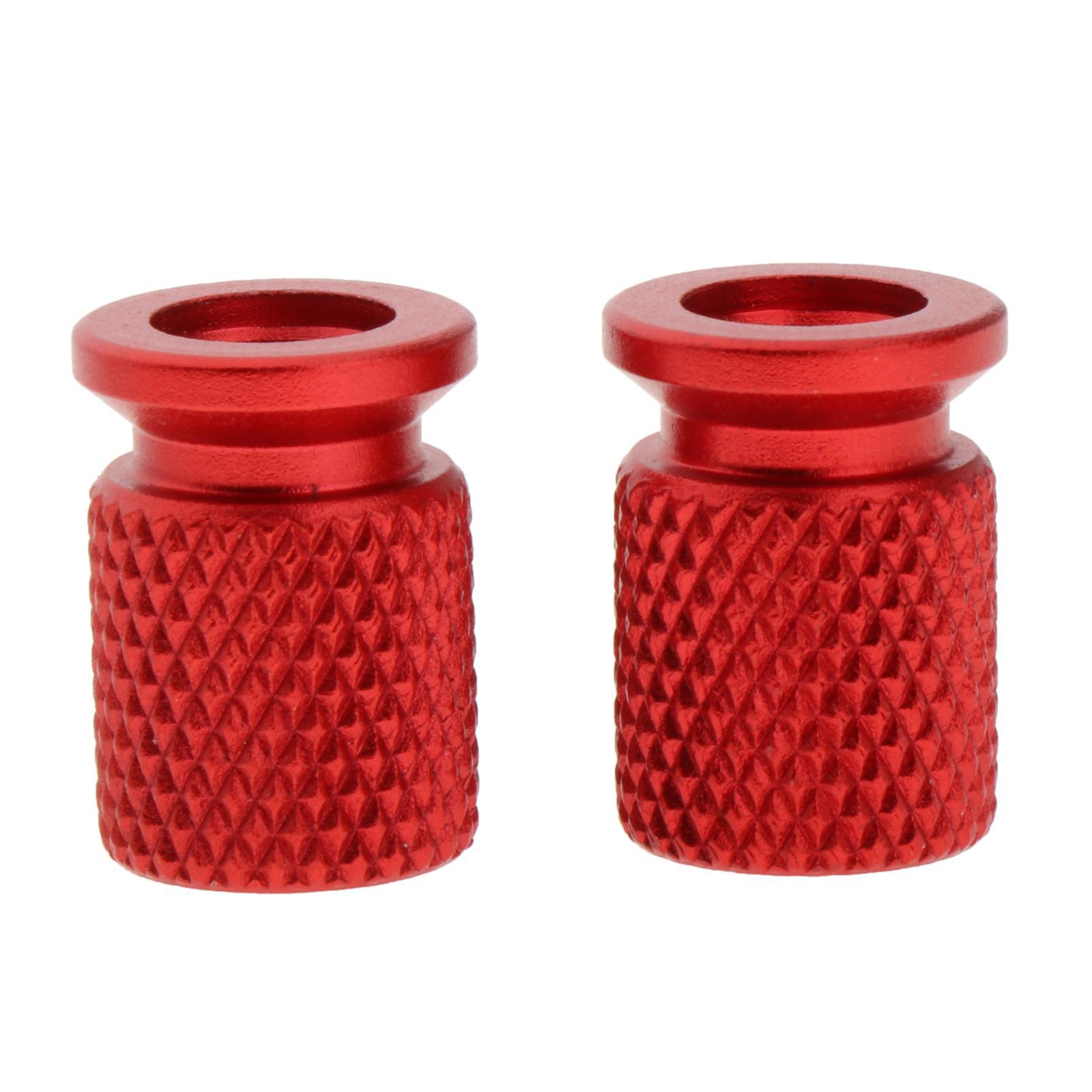 2 Pieces Car Motorcycle Tire Stem Valve Caps Aluminium Alloy Wheel Valve Covers Dustproof