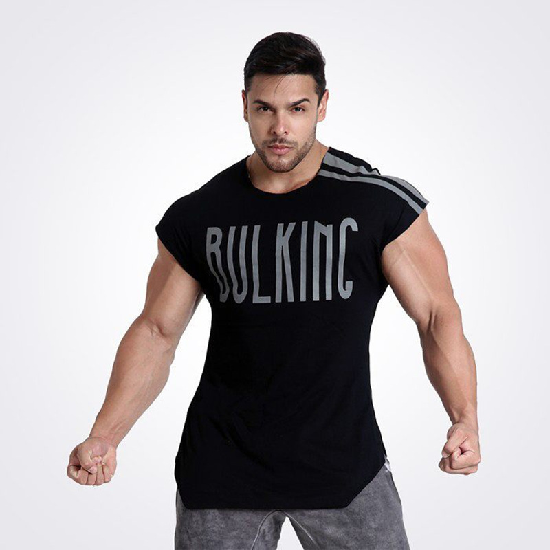 Áo nửa cộc tay nam BULKING BKG XXX không may viền