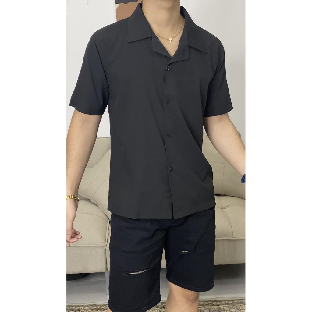 ÁO SƠ MI NGẮN TAY COTTON HÀN SM3T02