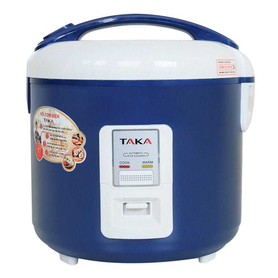 Nồi Cơm Điện Taka TKRC18A (1.8L) - Xanh - Hàng chính hãng