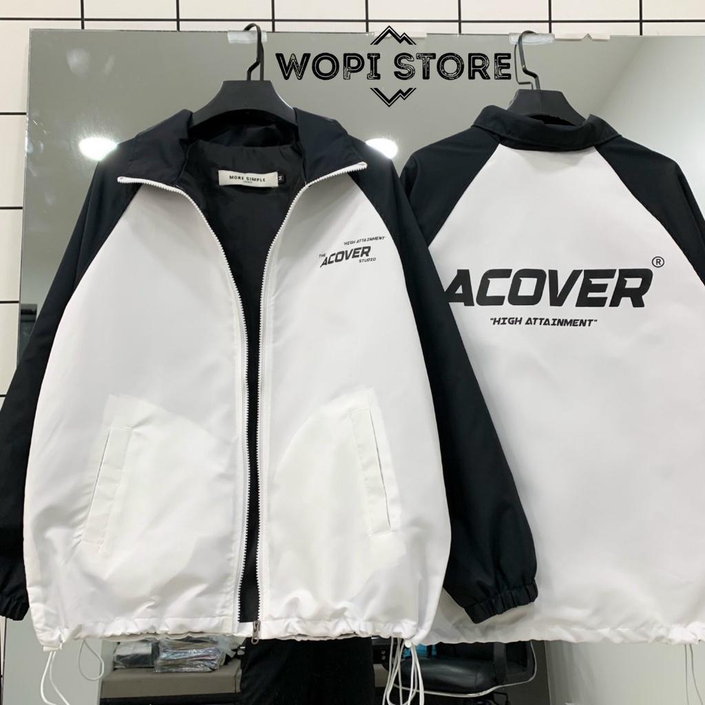 Áo Khoác Dù ACOVER JACKET Vải Dù 2 Lớp Form Rộng Ulzzang Unisex