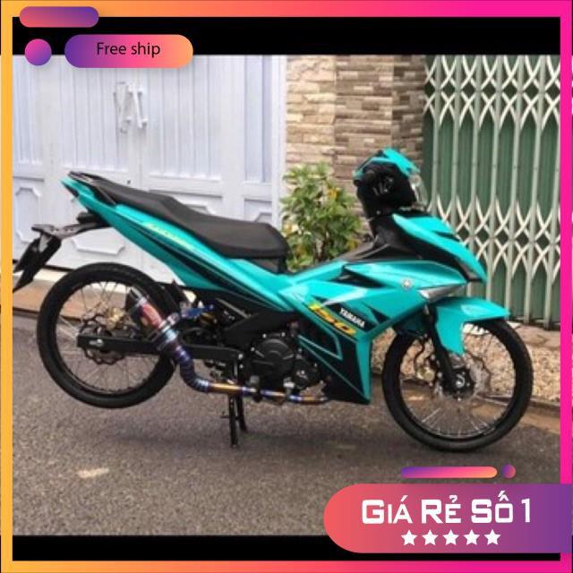 Tem rời xe Exciter 150 dán xe xanh ngọc