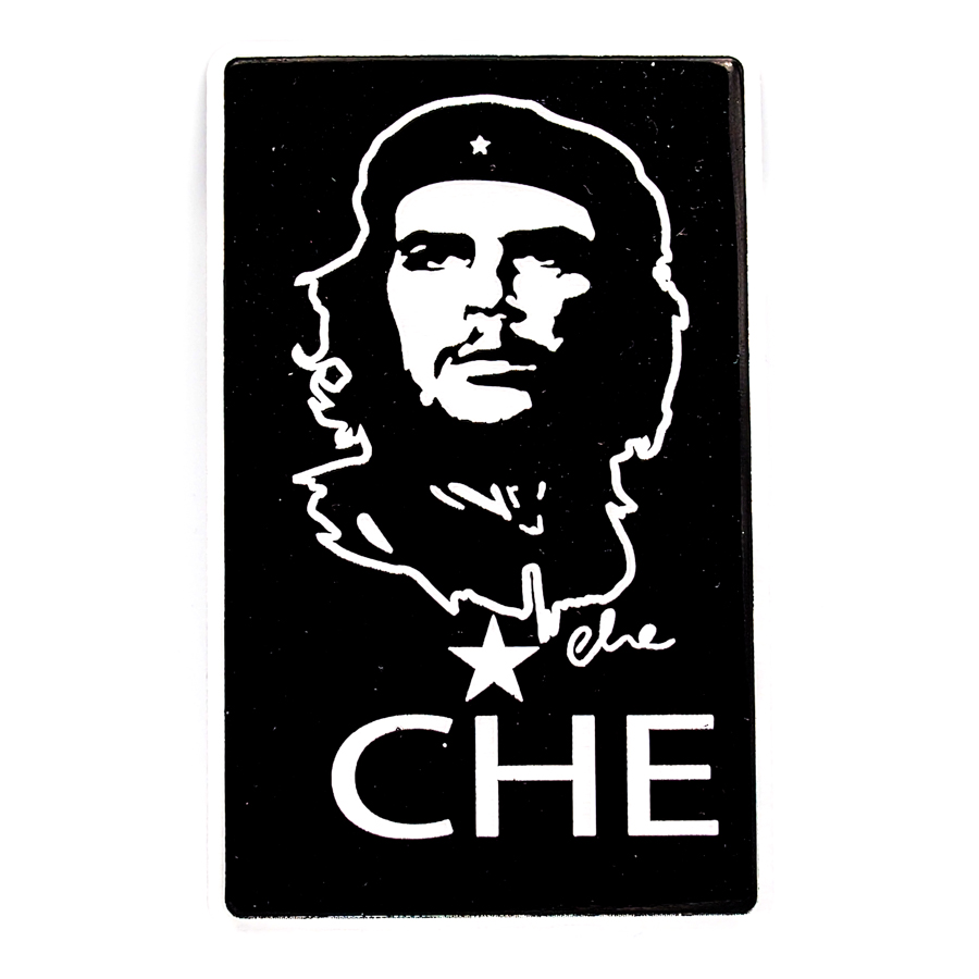 Set 4 sticker metal kim loại - Che Guevara