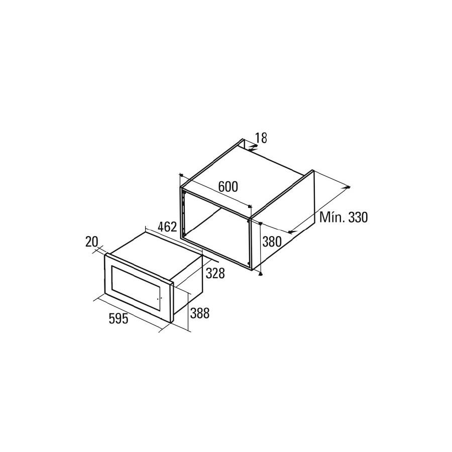 Lò vi sóng MC 20 D ENC xuất xứ Tây Ban Nha