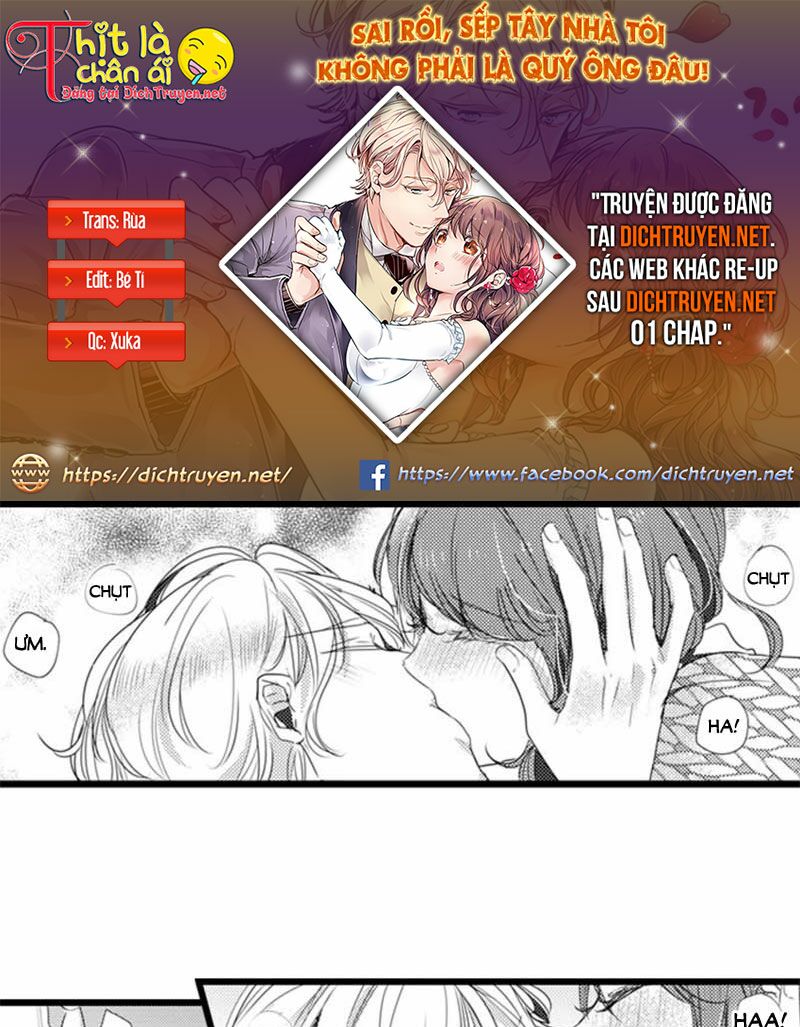 sai rồi, sếp tây nhà tôi không phải là quý ông đâu! chapter 33 1