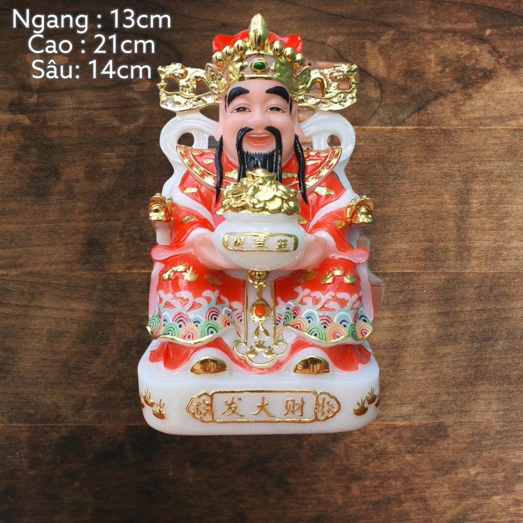 Tượng Thần Tiên Chiêu Tài Lộc 8 inch cao 20 cm nặng 3kg đẹp bền