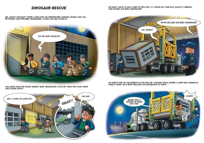 Sách Lego Jurassic World: Raptors On The Run Activity Book