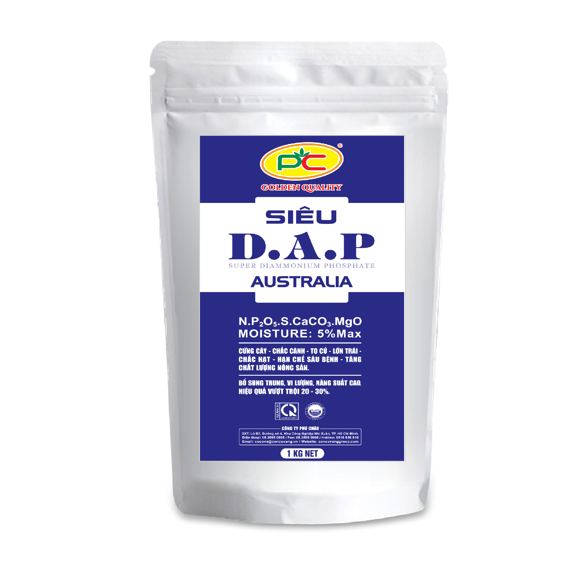 Phân bón Siêu DAP Australia 20-46 (1kg)