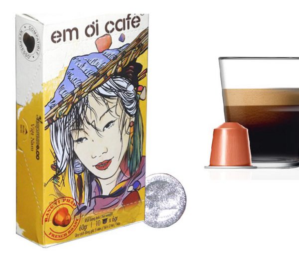 Viên nén cà phê “Em ơi Café” – Hộp 10 viên vị Bourdon