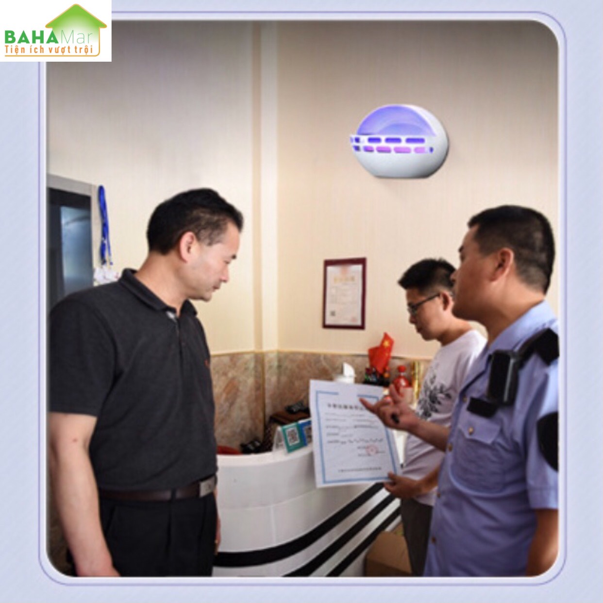 ĐÈN DIỆT MUỖI, RUỒI, CÔN TRÙNG CÓ THỂ TREO TƯỜNG PHÙ HỢP MỌI ĐỊA HÌNH "BAHAMAR" Hiệu quả cao với ánh sáng thu hút