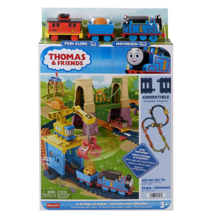 Đồ Chơi Mô Hình Thomas Và Bruno Làm Việc Tại Cây Cầu THOMAS FRIEND HTG38