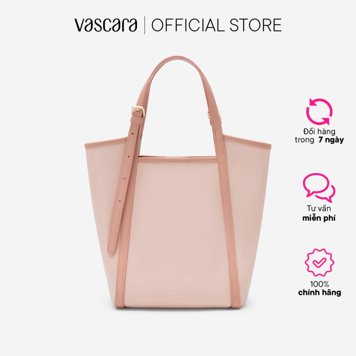 Vascara Túi Tote Quai Đôi Nhấn Viền - TOT 0108