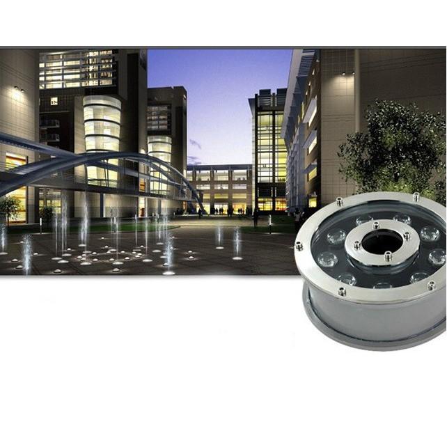 Đèn LED âm nước dạng bánh xe 6W