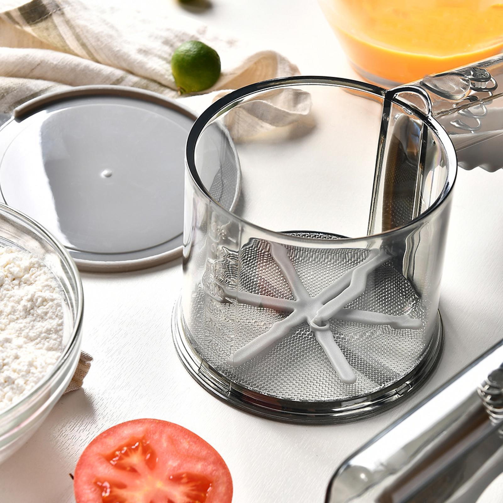 Flour Sifter Sieve Multipurpose Baking Sieve Strainer for Baking Flour Cakes