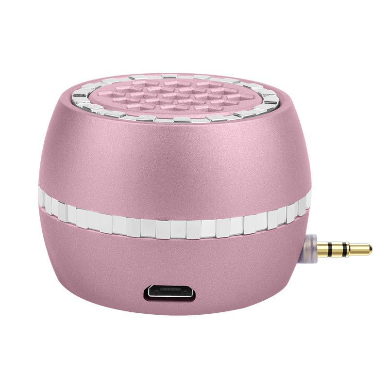 Loa Di Động Không Dây Điện Thoại Loa Ngoài Jack 3.5mm Hộp Âm Thanh Mini Đa Năng Cho Smartphone Máy Tính Bảng Laptop MP3 MP4 Màu sắc: Đen