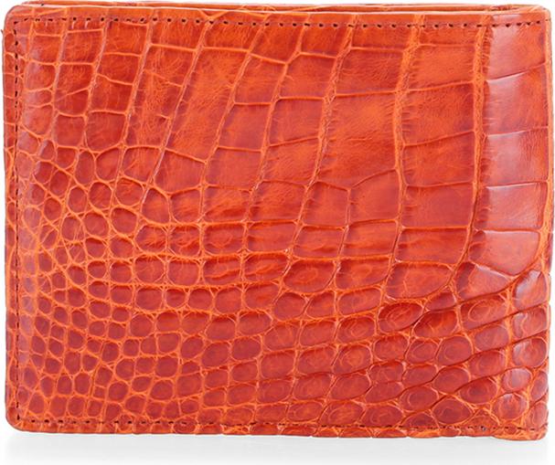 Ví Nam Da Cá Sấu Vip 2 Mặt Da Huy Hoàng HT2728 (12,5 x 10 cm) - Vàng
