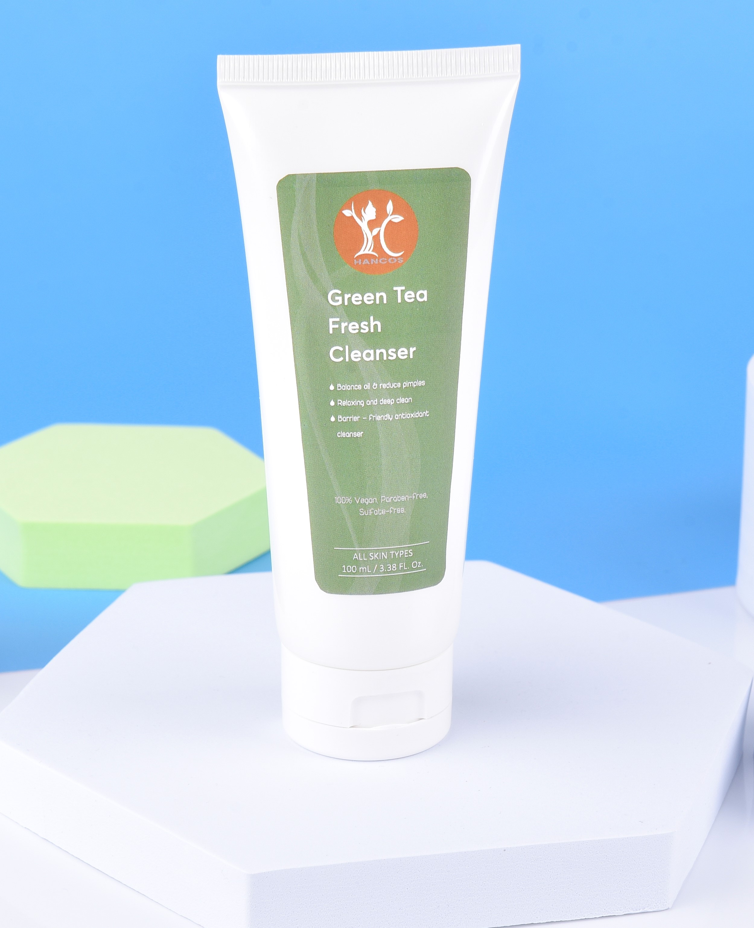 Sữa Rửa Mặt HANCOS Trà Xanh