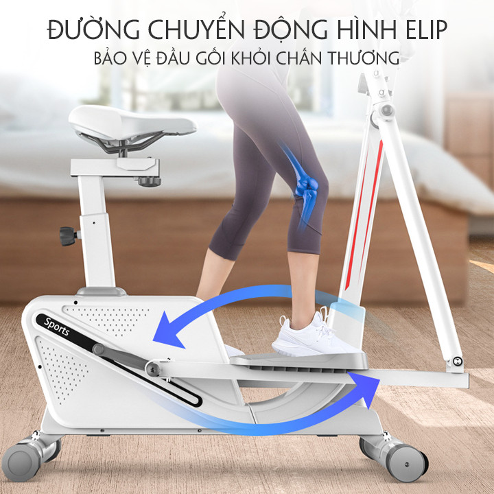 Xe đạp tập thể dục toàn thân , Xe Đạp Tập Thể Dục Trong Nhà Cao Cấp, Giúp Giảm Cân Tại Nhà Không Cần Ra Phòng Tập