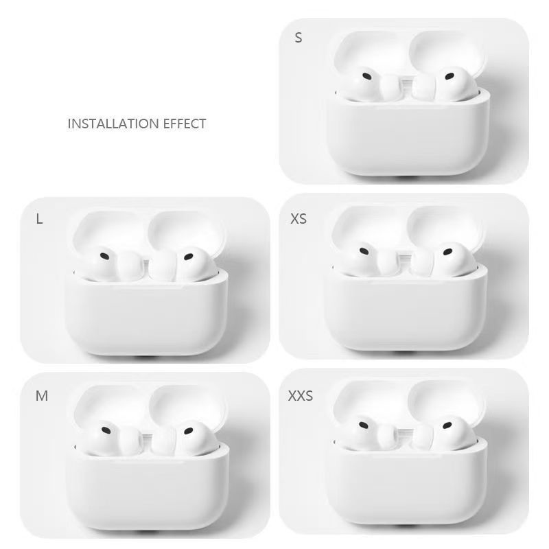 Cặp Nút Đệm Tai Nghe Silicone Thay Thế Cho Airpods Pro 3 - Hàng Chính Hãng
