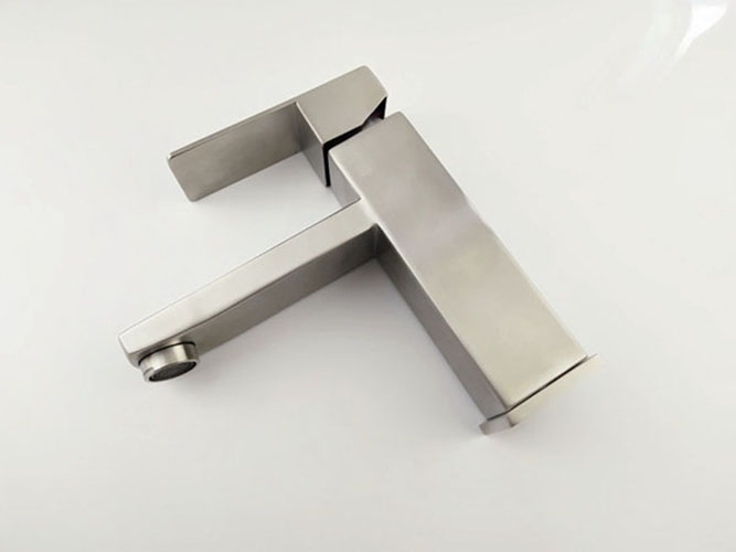 Vòi lavabo nóng lạnh vuông inox304 Navier NV-702