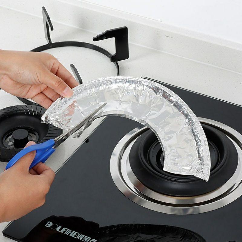 MIẾNG GIẤY BẠC LÓT KIỀNG BẾP GA CHỐNG TRÀN DẦU MỠ