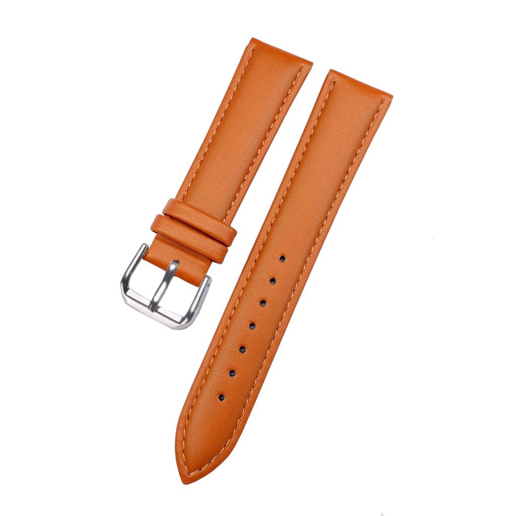 Dây da đồng hồ nam nữ DA BÒ THẬT MỊN 4 lớp siêu mềm KHÓA CÀI thép không gỉ 316L