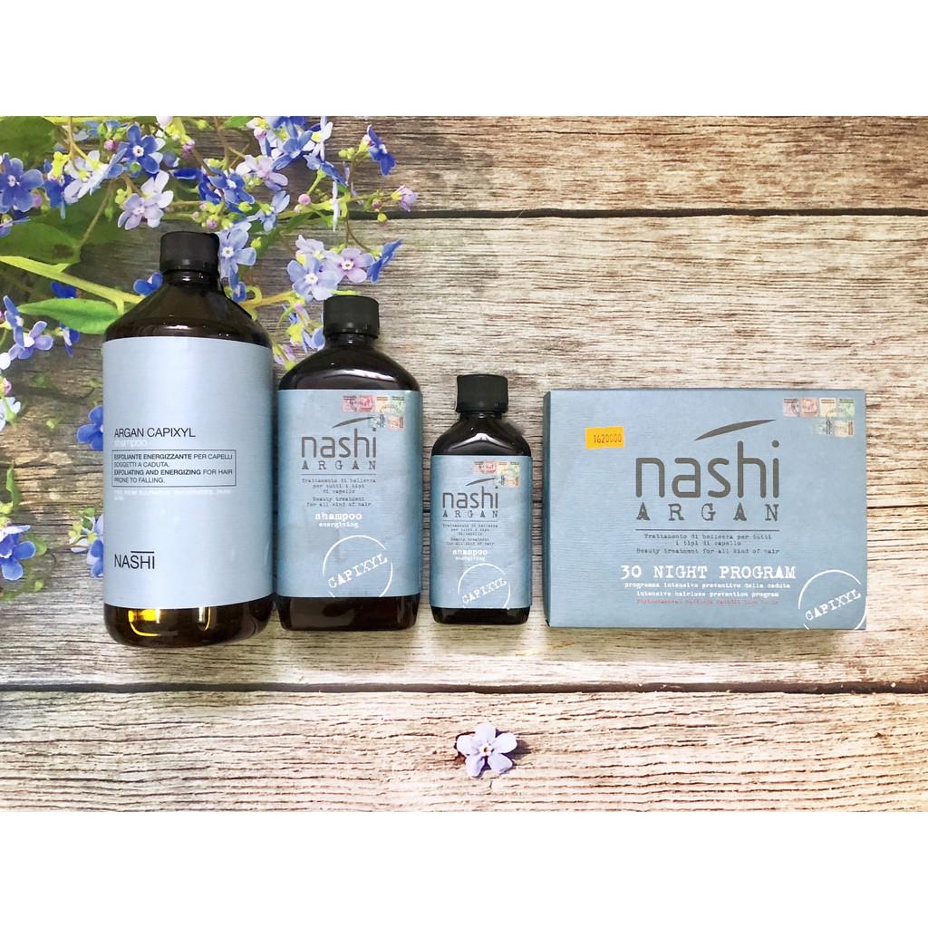 BỘ DẦU GỘI XẢ NGĂN RỤNG TÓC NASHI ARGAN CAPIXYL ITALY