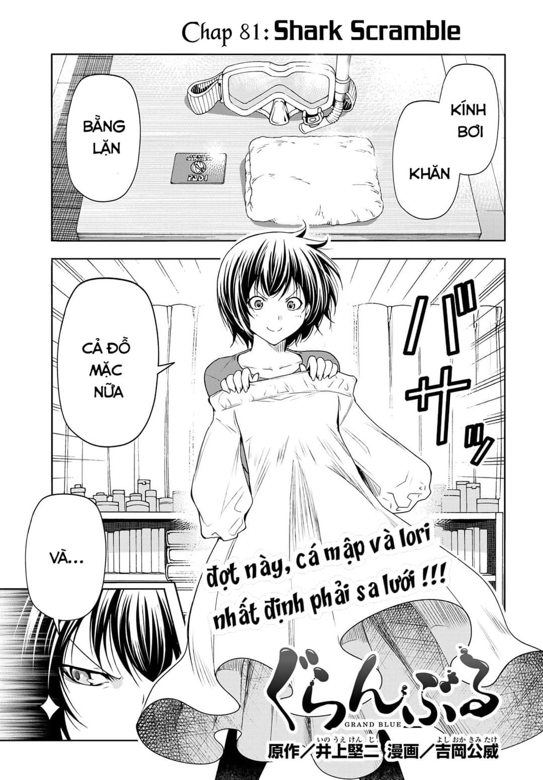 cô gái thích lặn - grand blue chapter 81 1