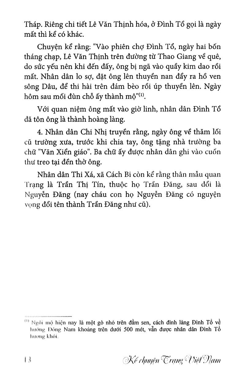 Kể Chuyện Trạng Việt Nam (Tái Bản)
